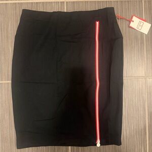 Hunter x Target Black Skirt with Red Zipper